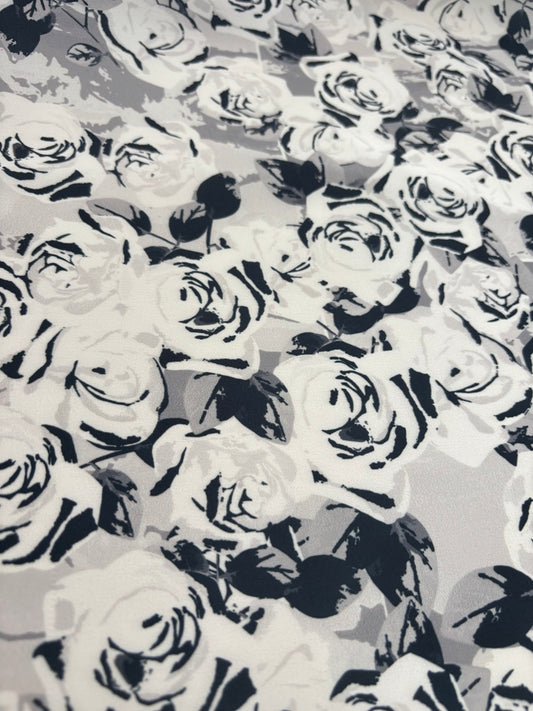Estampado floral em mikado