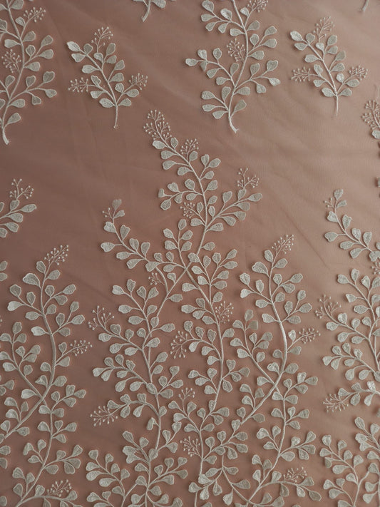 Renda bordada 3D R3538