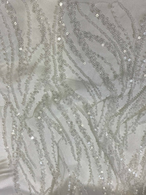 R3651101 Tulle embroidered with rhinestones