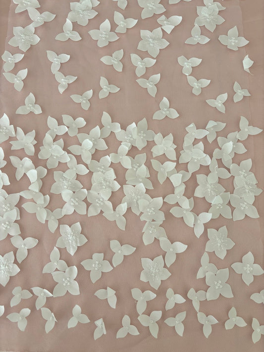 Bordado flores 3D R3956