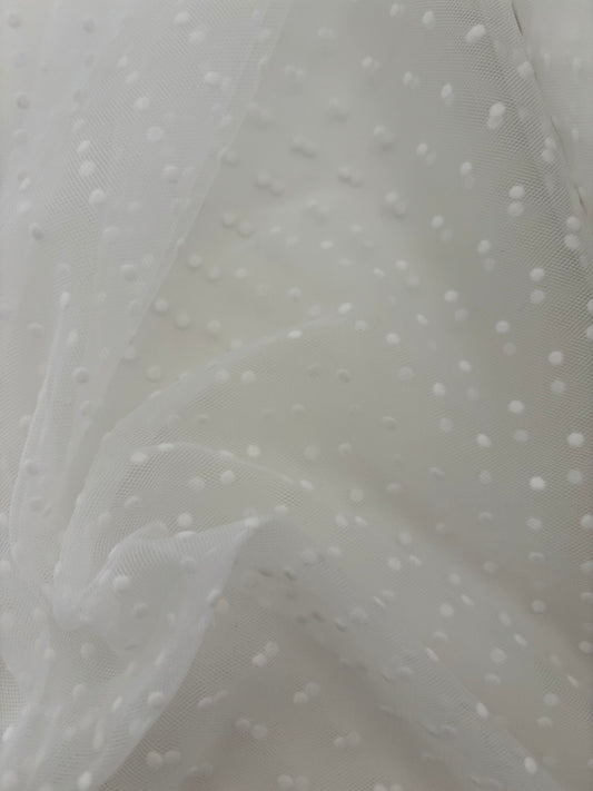 Tule Plumetis T012